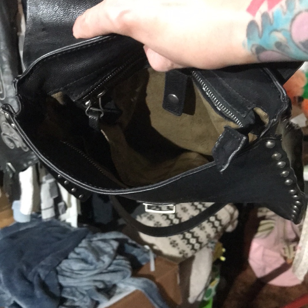 Stylish Black Leather A.S.98 Bag - Picture 10 of 12